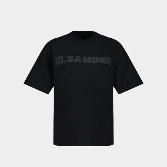 T-Shirt Cn Ss - Jil Sander - Coton - Noir