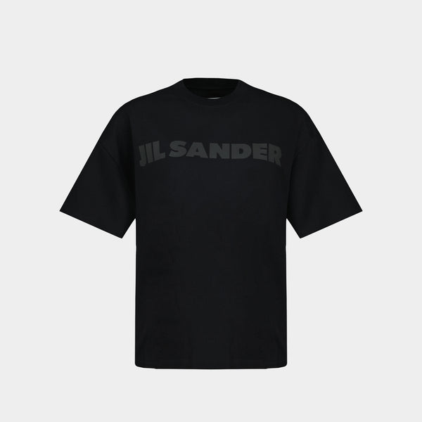 T-Shirt Cn Ss - Jil Sander - Coton - Noir