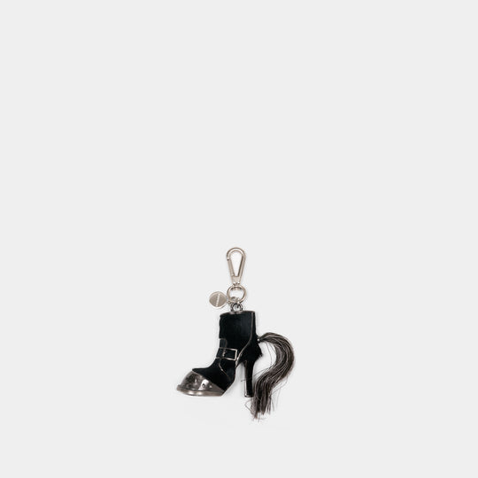 Porte-Clé Hoof Boot - Alexander McQueen - Cuir - Noir