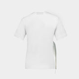T-Shirt Bow Sash Easy - Simone Rocha - Lyocell - Ivoire