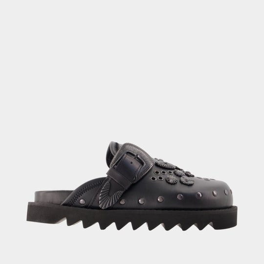 Mules Aj1058 - Toga Pulla - Cuir - Noir