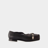 Ballerines Aj1343 - Toga Pulla - Cuir - Noir