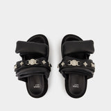 Sandales Aj1382 - Toga Pulla - Cuir - Noir