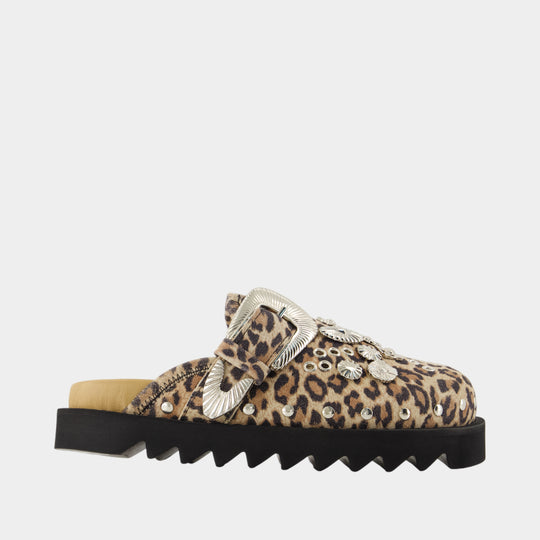 Mules Aj1058 - Toga Pulla - Cuir - Marron