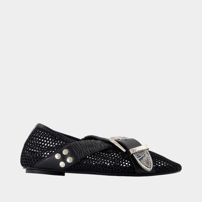 Ballerines Aj1434 - Toga Pulla - Mesh - Noir
