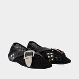 Ballerines Aj1434 - Toga Pulla - Mesh - Noir