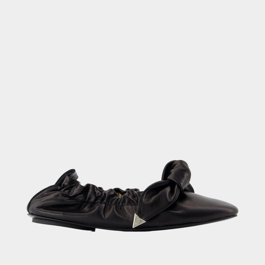 Ballerines Aj1454 - Toga Pulla - Cuir - Noir