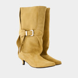 Bottes Aj1508 - Toga Pulla - Cuir - Kaki