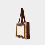 Cabas Crochet - Casablanca - Coton - Marron
