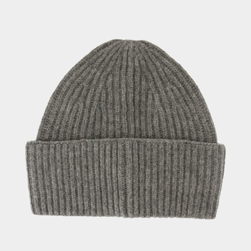 Bonnet W - Samsoe Samsoe - Laine - Gris
