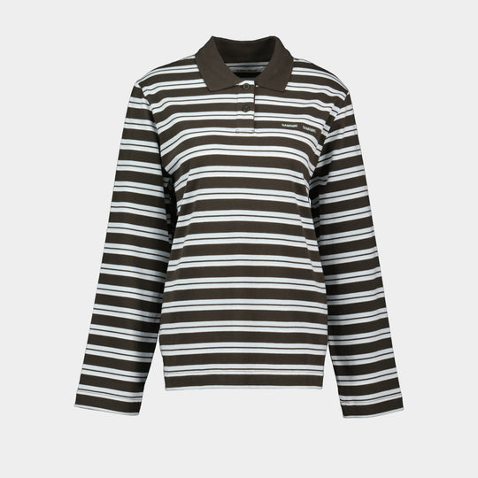 Polo Sadover Ls - Samsoe Samsoe - Coton - Multi