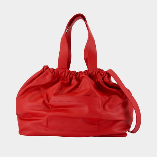 Sac À Bandoulière Saemmi L - Samsoe Samsoe - Cuir - Rouge