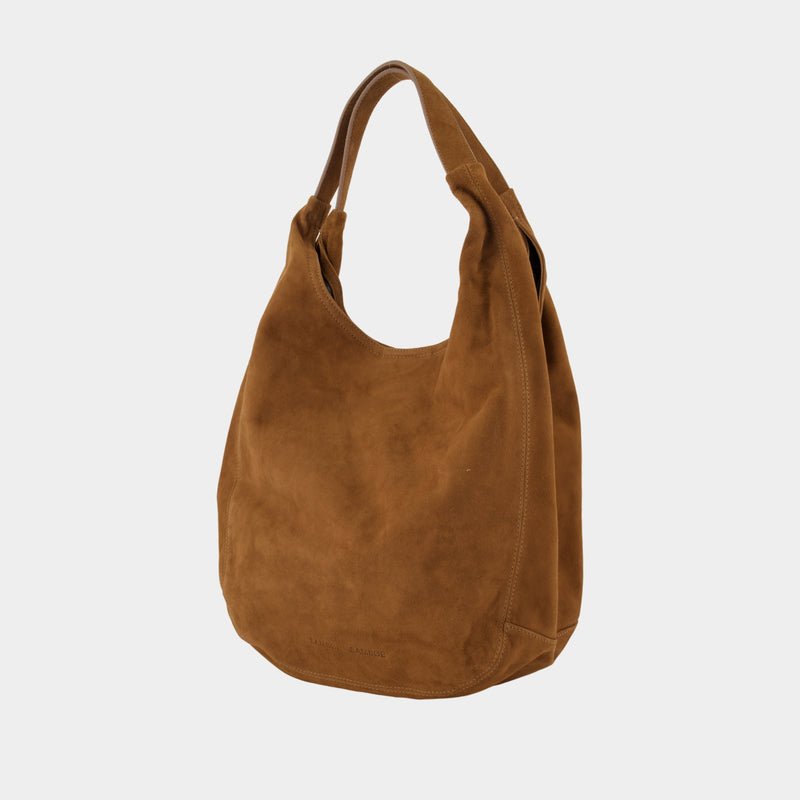 Cabas Sacima - Samsoe Samsoe - Cuir - Marron
