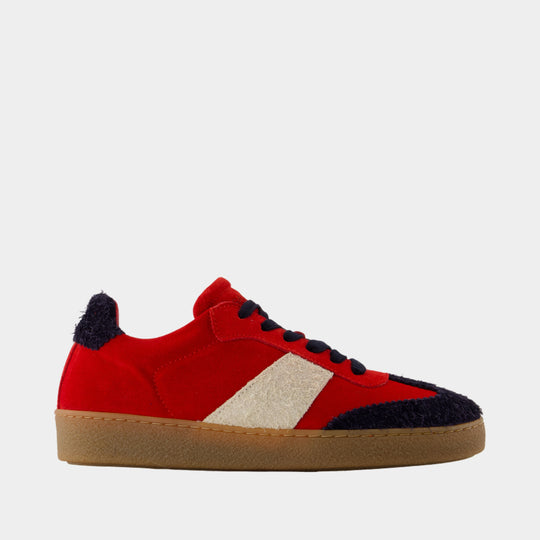 Sneakers Sanoa - Samsoe Samsoe - Cuir - Rouge