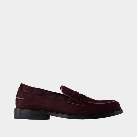 Mocassins Safredda - SAMSØE SAMSØE - Cuir - Bordeaux