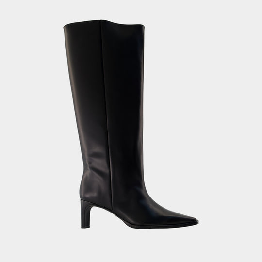 Bottes Saray - SAMSØE SAMSØE - Cuir - Noir