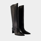 Bottes Saray - SAMSØE SAMSØE - Cuir - Noir