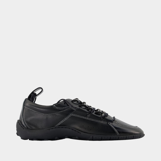 Sneakers Saastra Hybrid 15978 - SAMSØE SAMSØE - Cuir - Noir