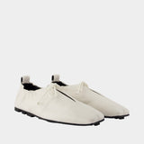 Ballerines Salilli Laced 15978 - SAMSØE SAMSØE - Cuir - Blanc
