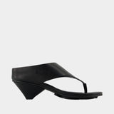 Sandales Sadagmar Wedge 16108 - SAMSØE SAMSØE - Cuir - Noir