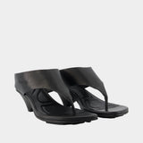 Sandales Sadagmar Wedge 16108 - SAMSØE SAMSØE - Cuir - Noir