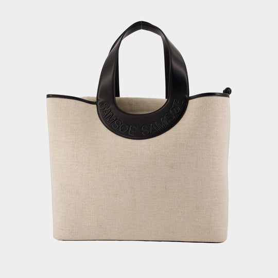 Cabas Saberta Beach 16032 - SAMSØE SAMSØE - Coton - Beige
