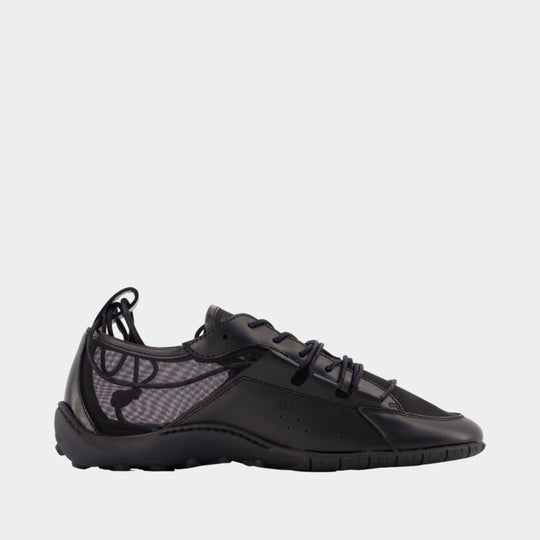 Sneakers Saastra Hybrid Mesh 16119 - SAMSØE SAMSØE - Cuir - Noir