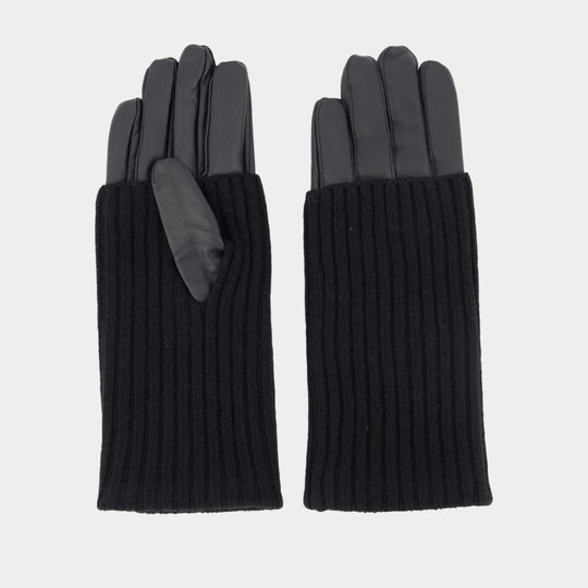 Gants Salaras 14877 - SAMSØE SAMSØE - Laine - Noir