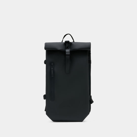 Sac À Dos Rolltop Large W3 - RAINS - Synthétique - Noir