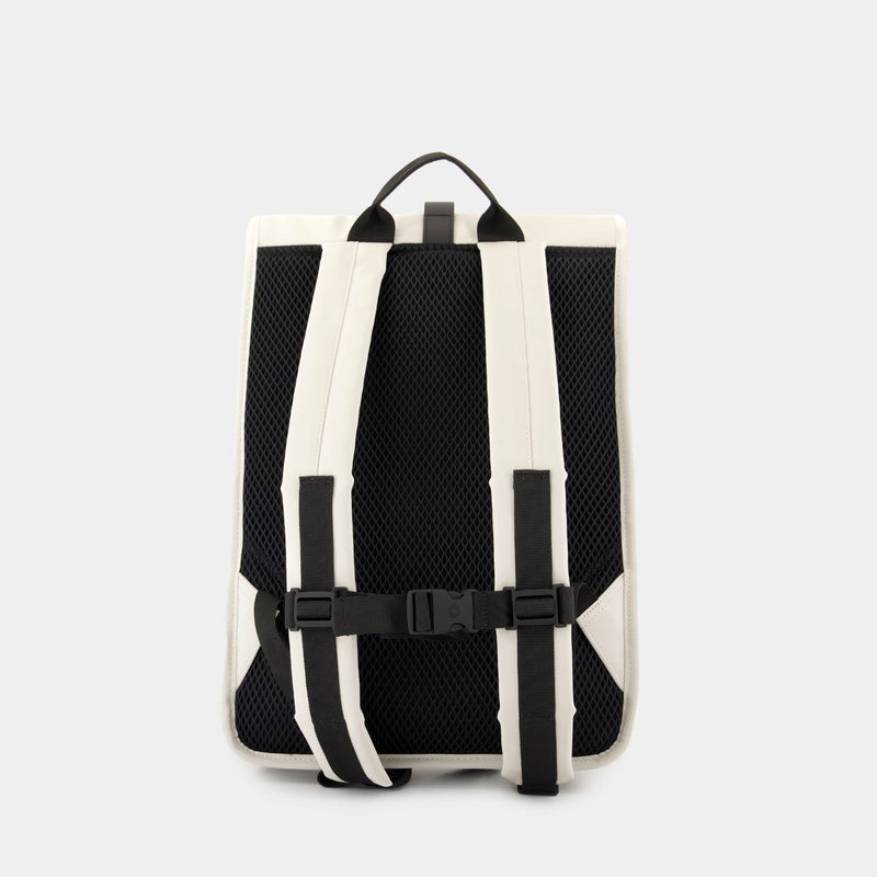 Sac À Dos Rolltop W3 - RAINS - Synthétique - Blanc