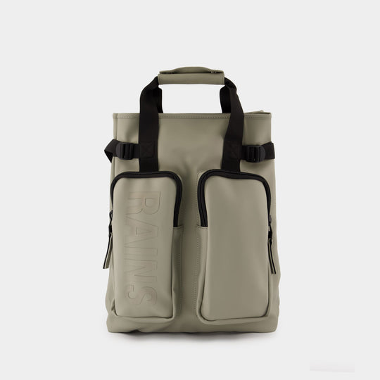 Sac À Dos Texel Tote W3 - RAINS - Synthétique - Gris