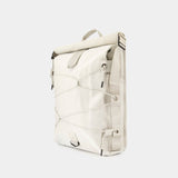 Sac À Dos Trail Cord Rolltop W3 - RAINS - Synthétique - Blanc