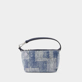 Sac À Main Butterfly Small - Ganni - Denim - Bleu