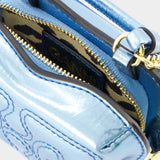 Sac À Bandoulière Butterfly Nano - Ganni - Cuir Synthétique - Bleu