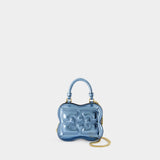 Sac À Bandoulière Butterfly Nano - Ganni - Cuir Synthétique - Bleu