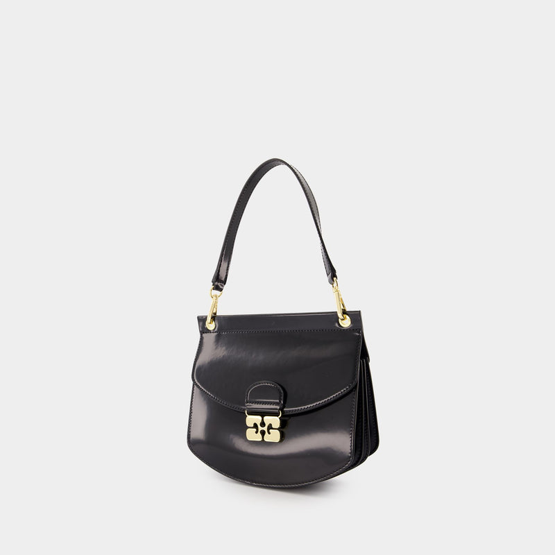 Sac À Main Apo-G Small - Ganni - Cuir Synthétique - Noir