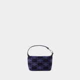 Pochette Butterfly Small - Ganni - Coton - Bleu