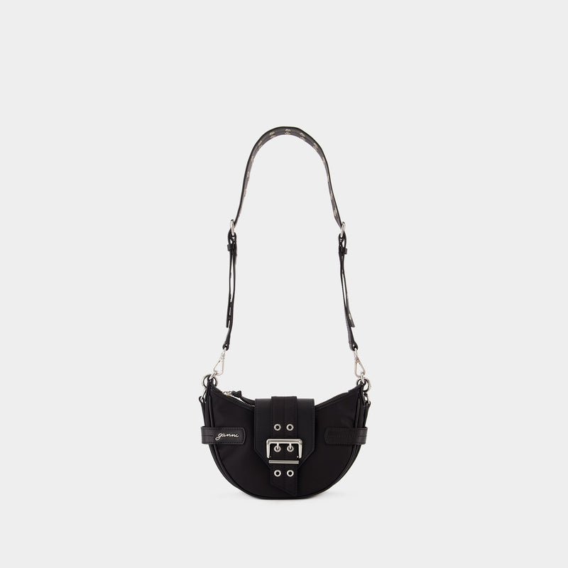 Sac À Bandoulière Bucky Small - Ganni - Nylon - Noir