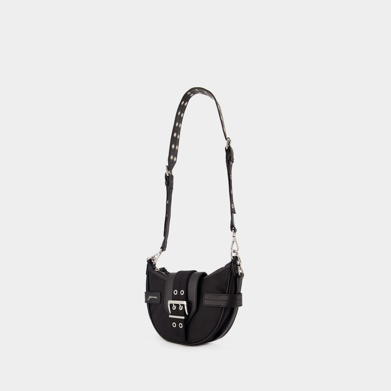 Sac À Bandoulière Bucky Small - Ganni - Nylon - Noir