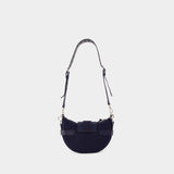 Sac À Bandoulière Bucky Small - Ganni - Coton - Bleu