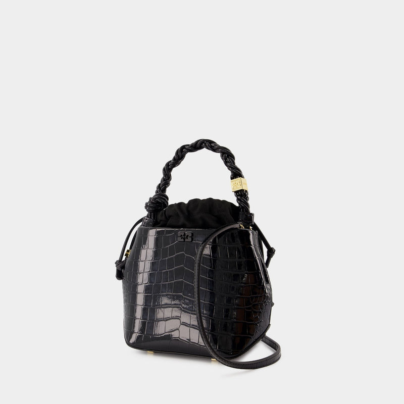 Sac À Main Ganni Bou - Ganni - Cuir Synthétique - Noir