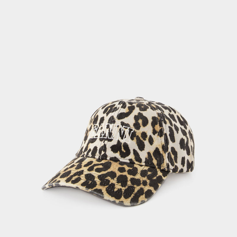 Casquette Print - Ganni - Coton - Imprimé