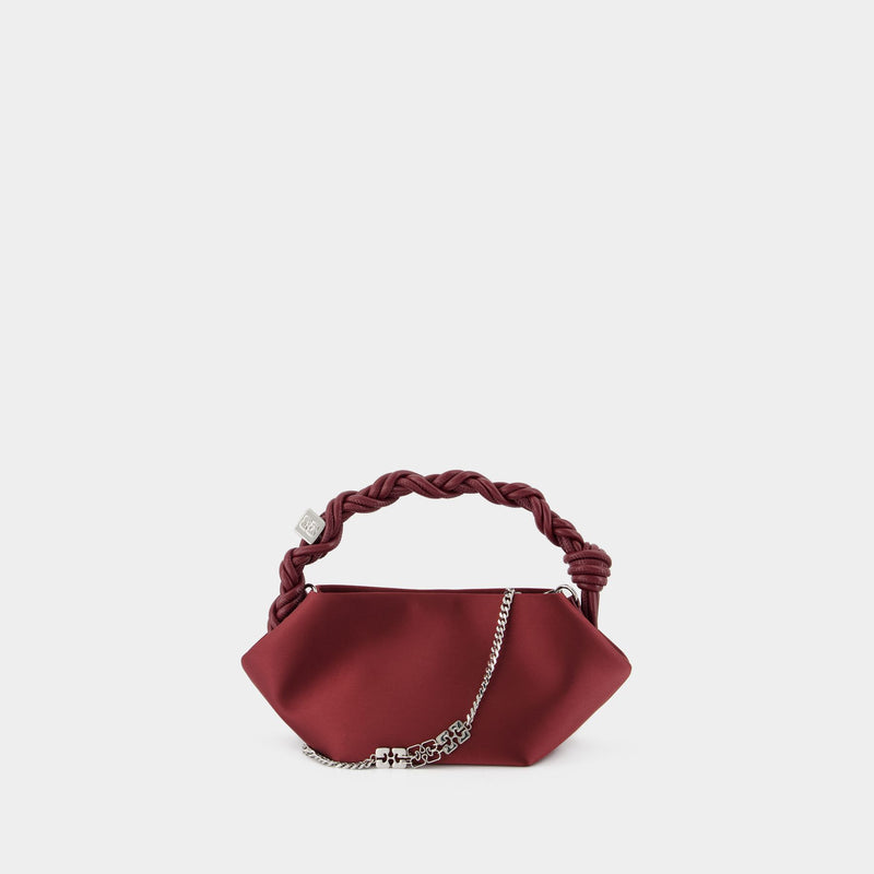 Sac À Bandoulière Ganni Bou Mini Soir - Ganni - Polyester - Rouge