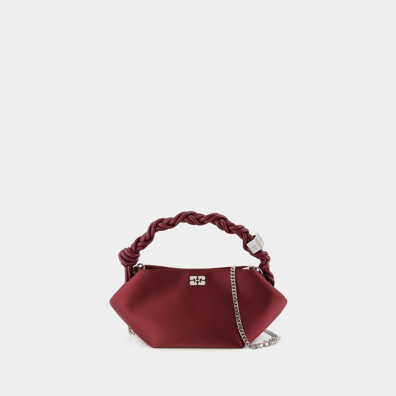 Sac À Bandoulière Ganni Bou Mini Soir - Ganni - Polyester - Rouge