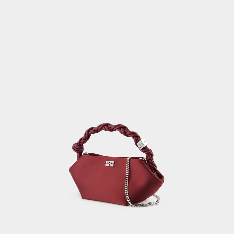 Sac À Bandoulière Ganni Bou Mini Soir - Ganni - Polyester - Rouge