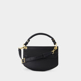 Sac À Bandoulière Apo G Mini - Ganni - Cuir - Noir