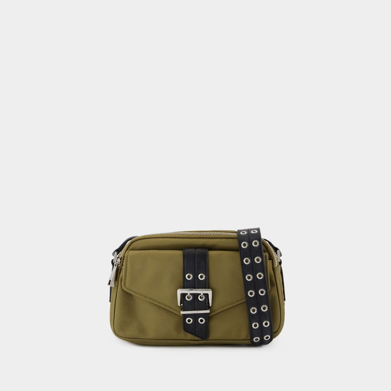 Sac À Bandoulière Bucky Camera Bag - Ganni - Nylon - Vert