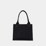 Cabas Large Easy - Ganni - Coton - Noir