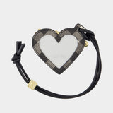 Porte-Clé Bou Heart - Ganni - Cuir - Noir