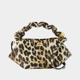 Sac À Bandoulière Bou Mini - Ganni - Cuir - Imprimé